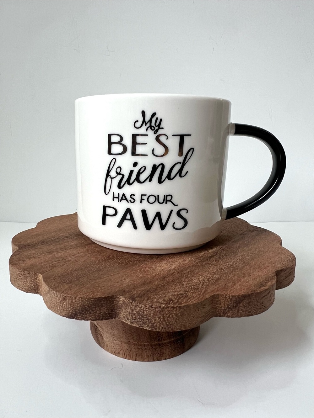 My Best Friend Has Four Paws Dog Puppy Lover Cat Kitten Lover Coffee Cup Mug